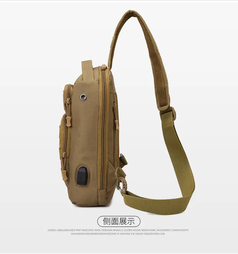 New Men's Tactical Crossbody Bag Large Capacity Outdoor Sports — feature 22