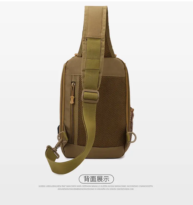 New Men's Tactical Crossbody Bag Large Capacity Outdoor Sports — feature 23