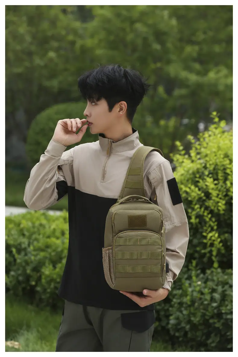 New Men's Tactical Crossbody Bag Large Capacity Outdoor Sports — feature 33