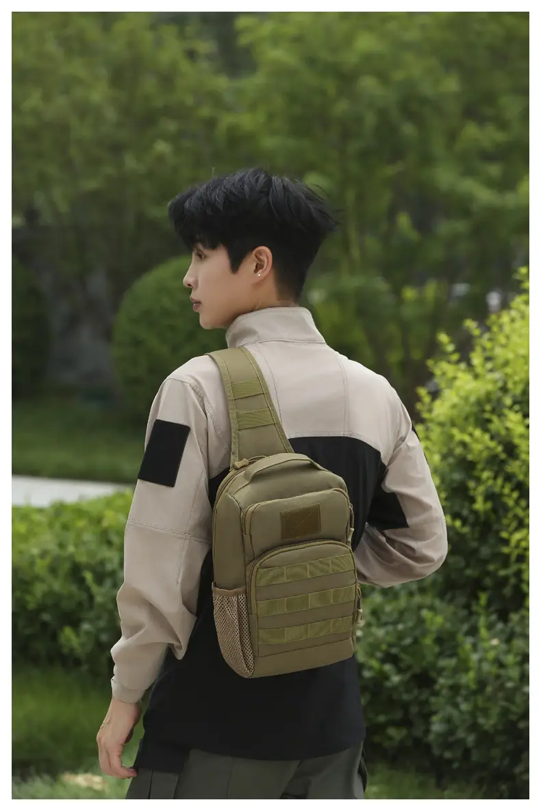 New Men's Tactical Crossbody Bag Large Capacity Outdoor Sports — feature 36