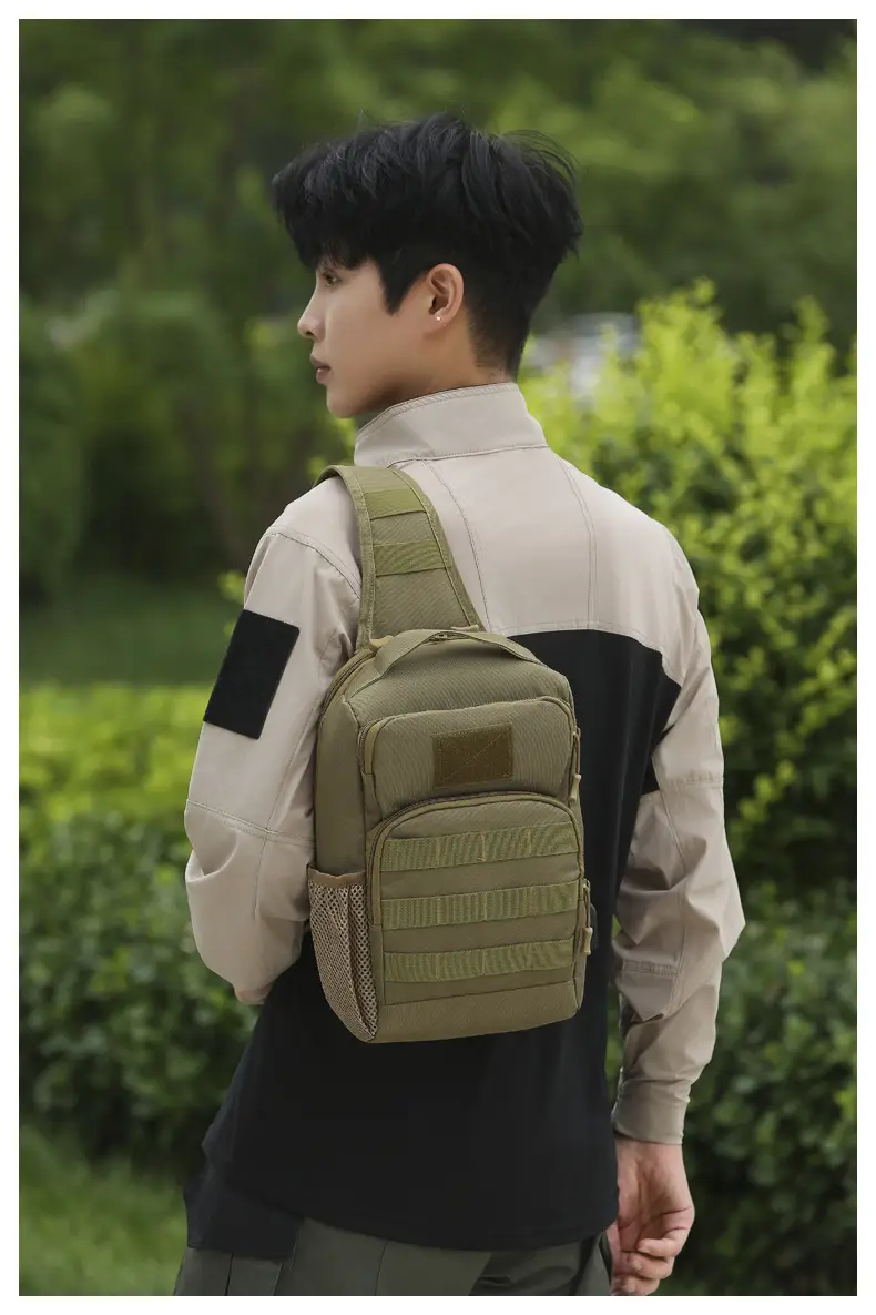 New Men's Tactical Crossbody Bag Large Capacity Outdoor Sports — feature 42