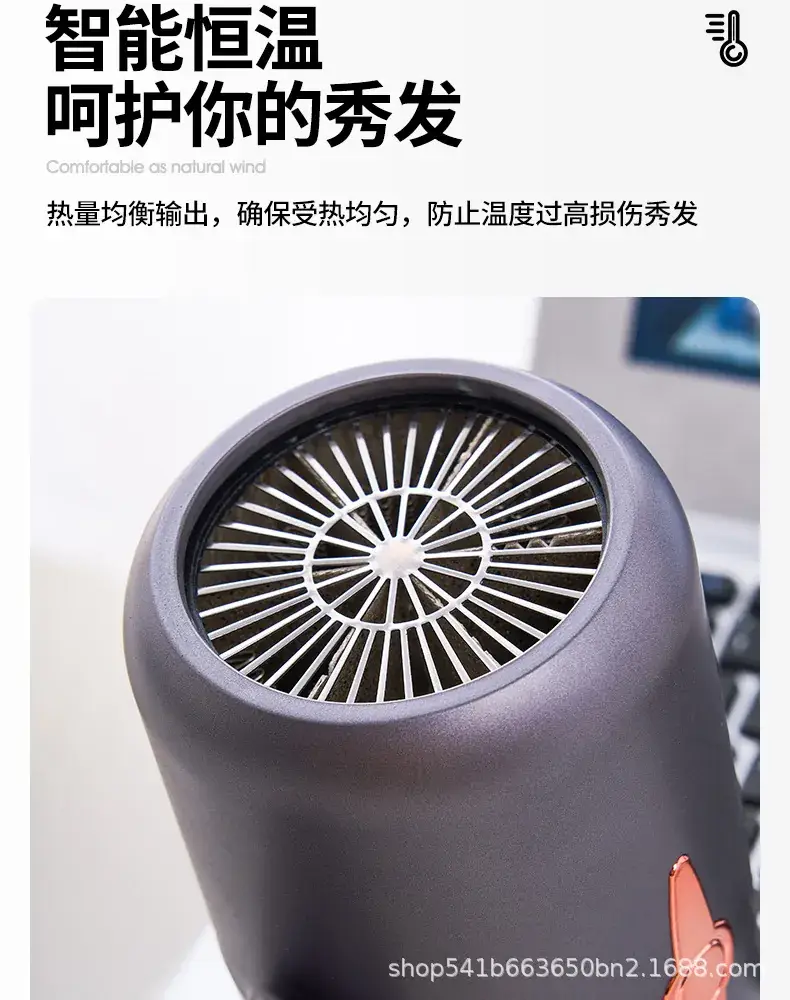 Portable Hair Dryer with Constant Temp & Smart Control — feature 6