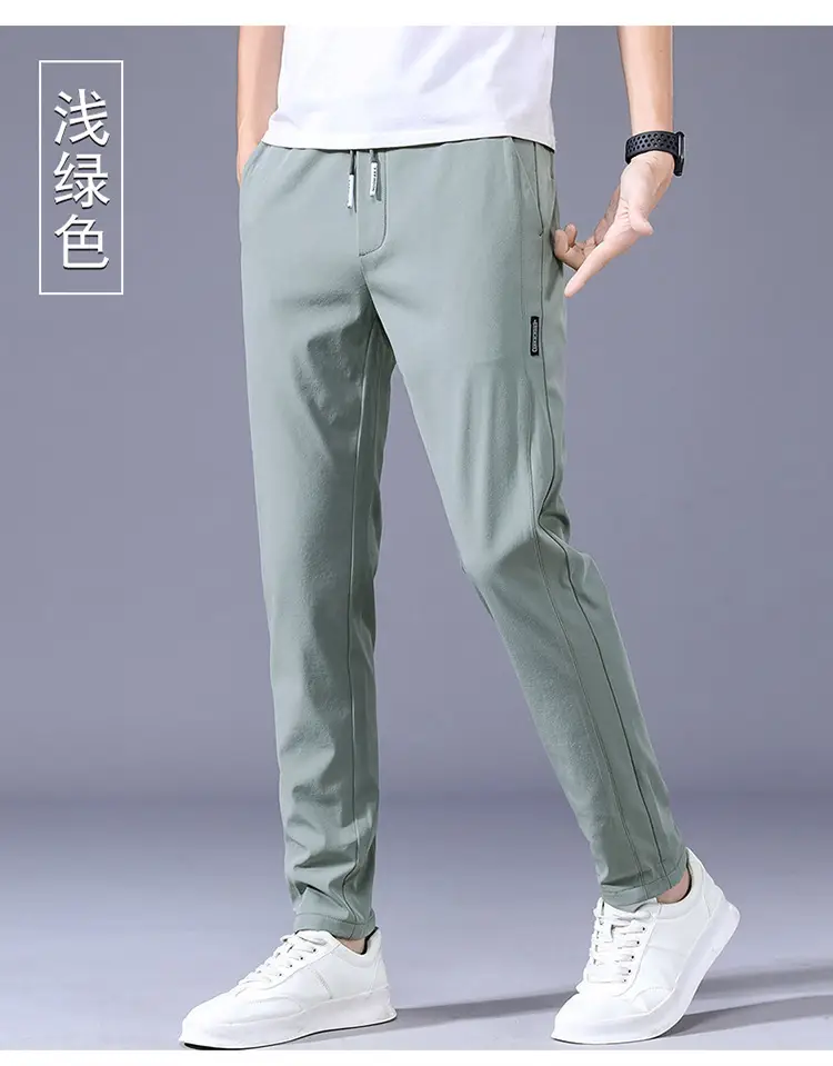 Men Fleece Lined Grey Casual Trousers All Season — feature 21
