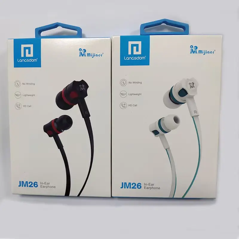 Lanston JM26 In-Ear Noise-Cancelling Headphones with Wheat Wire Control - Image 4