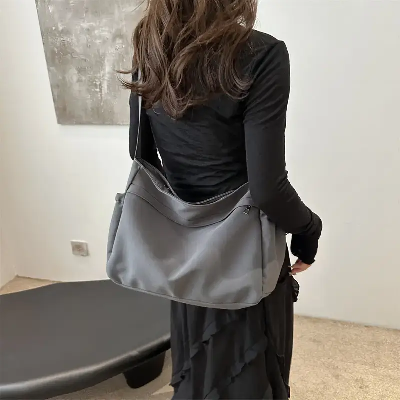 Artistic Western Style Large Capacity Canvas Tote Bag Beige - Image 6