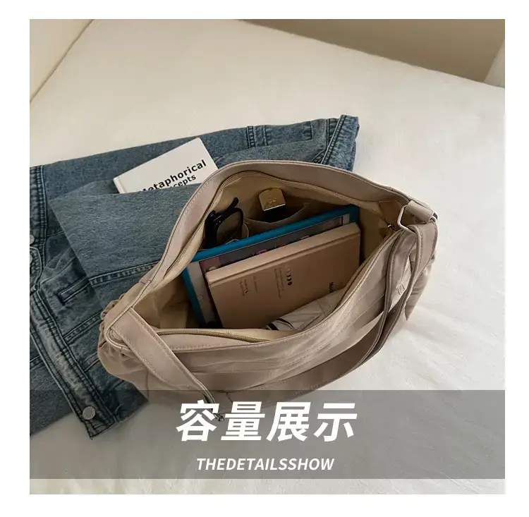 Artistic Western Style Large Capacity Canvas Tote Bag Beige — feature 8