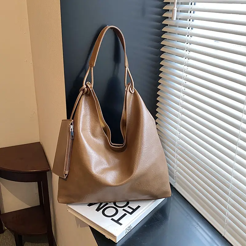 Brown Lazy Style Women's Large Tote Bag - Image 6
