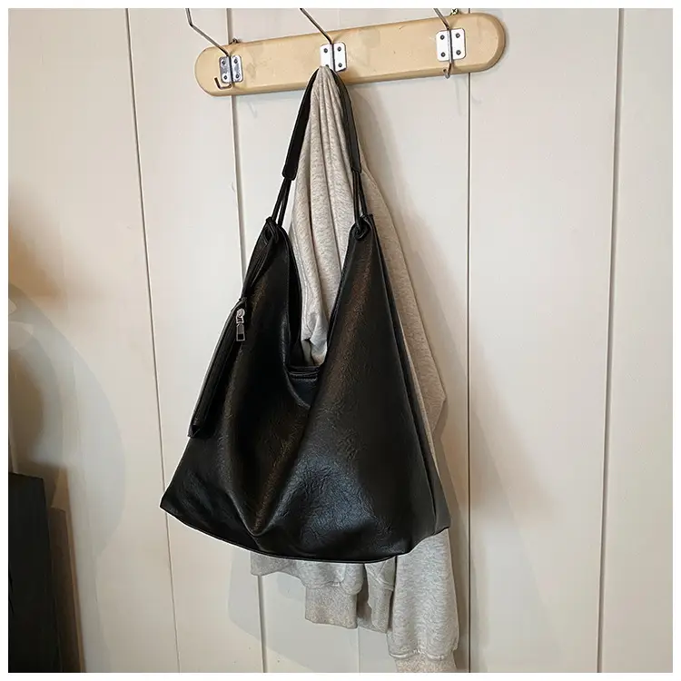 Brown Lazy Style Women's Large Tote Bag — feature 20