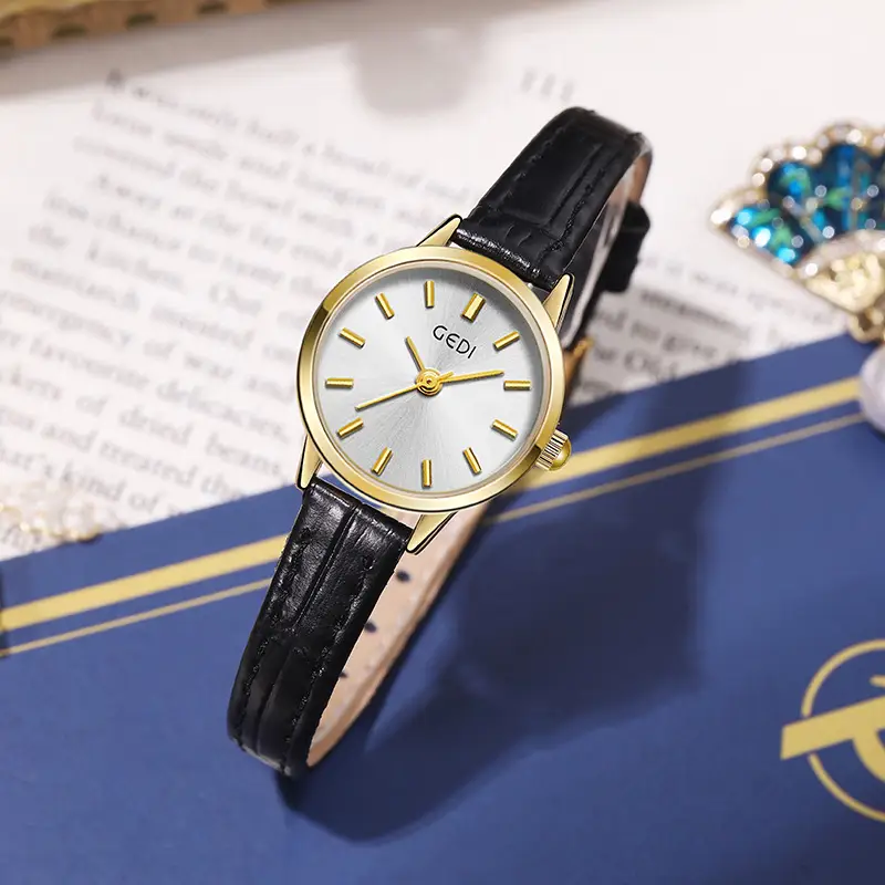 Goldie Women's Leather Belt Watch Small Elegant Dial