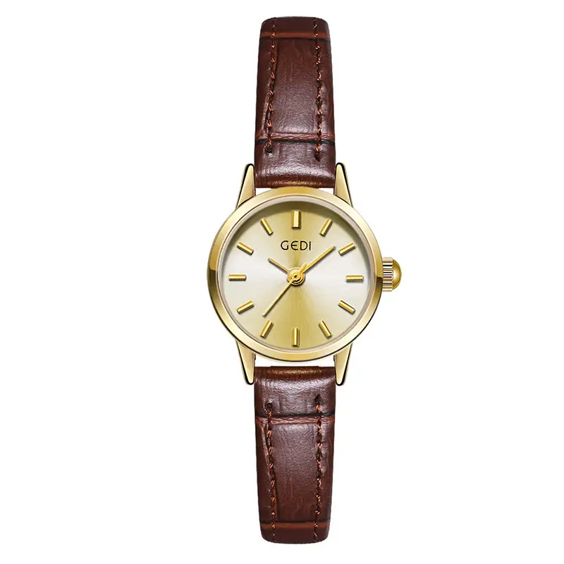 Goldie Women's Leather Belt Watch Small Elegant Dial