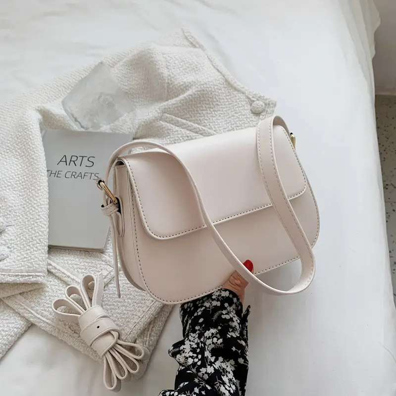 Women's Light Pink Shoulder Crossbody Bag 2024 New Trendy - Image 5
