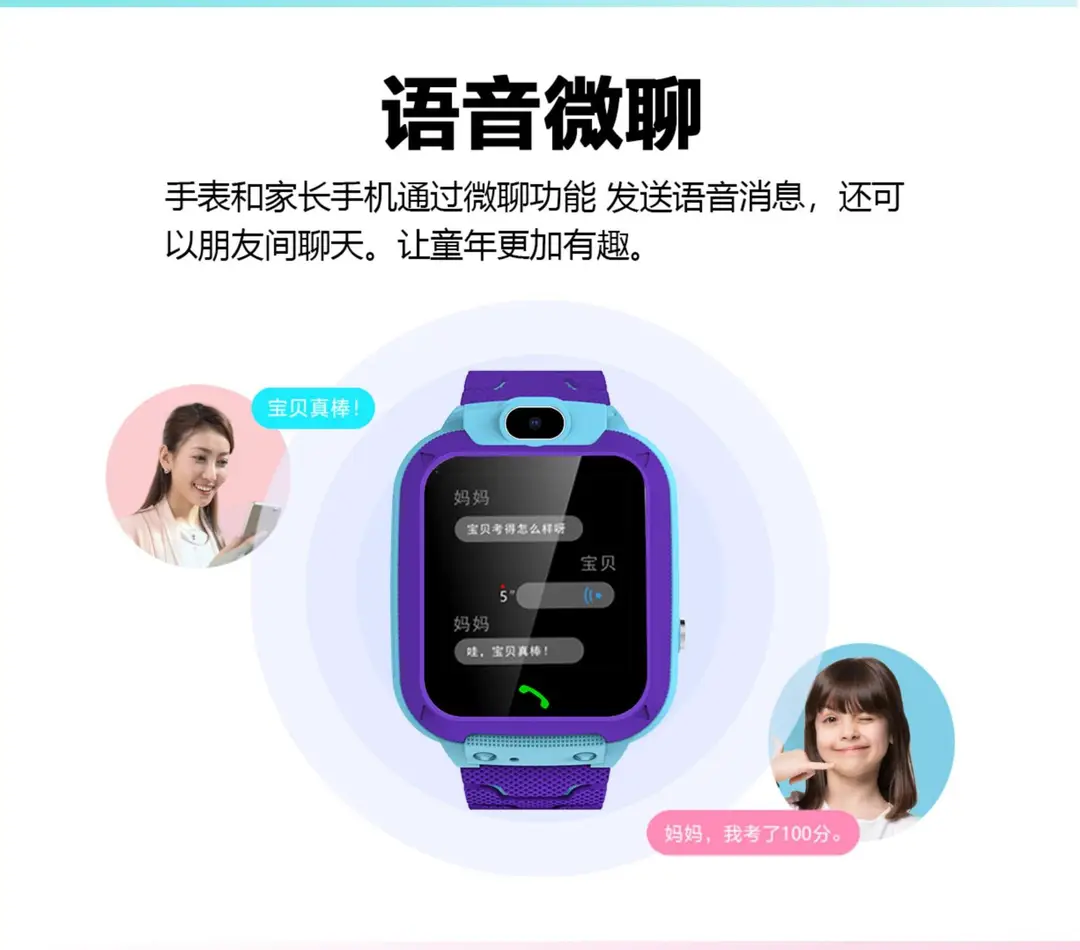 4G Netcom Primary School Children Smart Phone Watch Video Call Precision Positioning Life Waterproof — feature 5