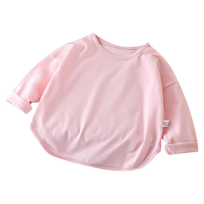 Girls Long Sleeve Cotton T-Shirt Brown - Image 10