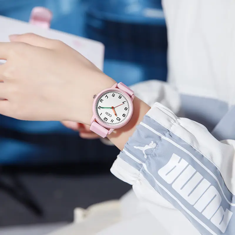 Cedi Light Blue Silicone Student Watch - Image 7