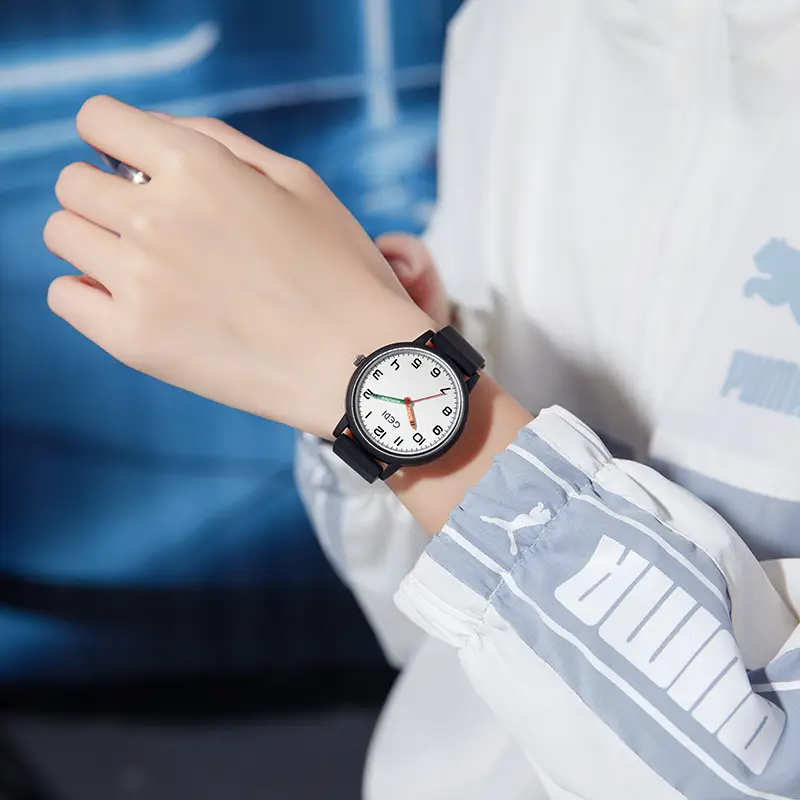 Cedi Light Blue Silicone Student Watch - Image 8