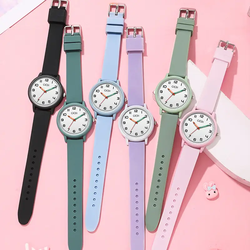 Cedi Light Blue Silicone Student Watch - Image 10