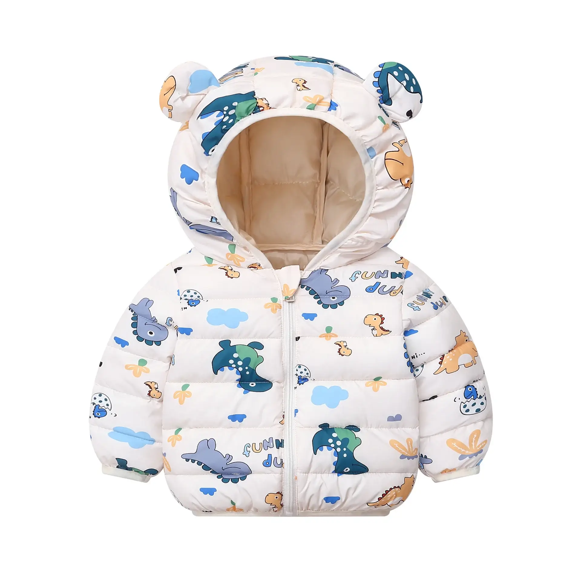 Black Bear Ears Puffer Coat for Boys Girls Winter Warm — feature 9