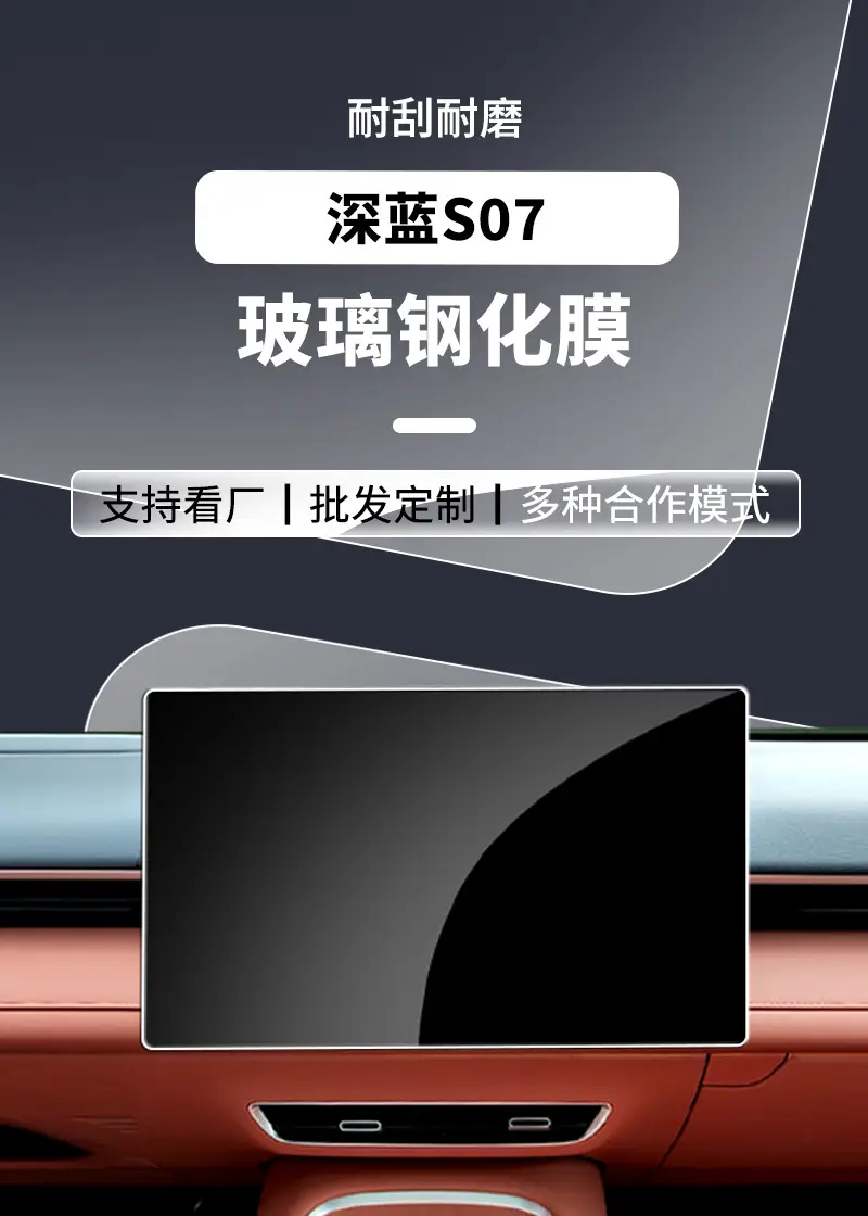 25 Models S07 Dark Blue Interior Screen Protector Tempered Film — feature 5