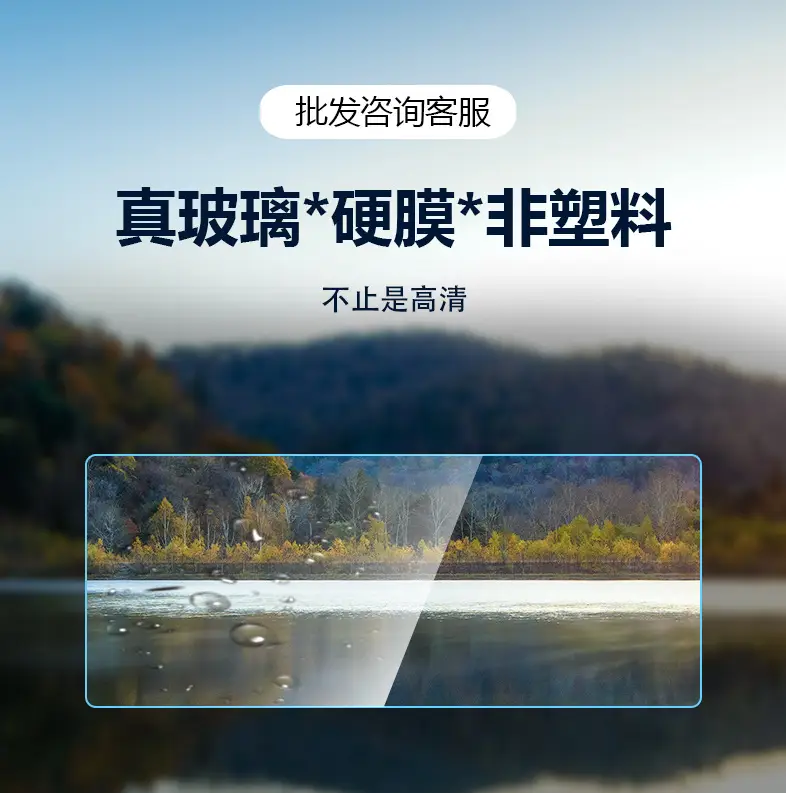 25 Models S07 Dark Blue Interior Screen Protector Tempered Film — feature 6