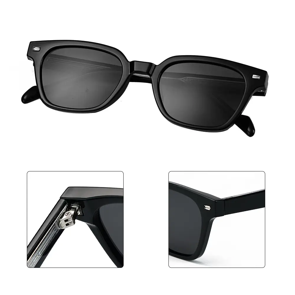 Polarized Sunglasses Women's TR Frame Plate Leg Fashionable Simple Square Sunglasses Anti-UV Sunglasses for Men - Image 8