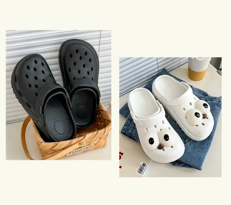 Household outdoor EVA hole shoes women's summer thick-soled summer couples thick-soled home outdoor men's beach shoes wholesale — feature 10