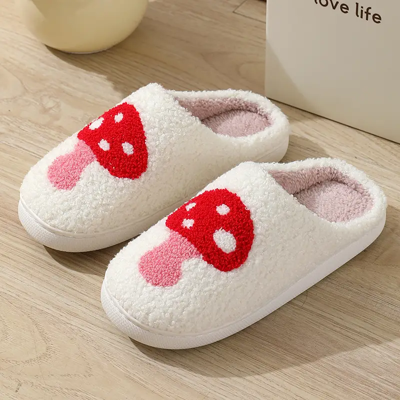 Cross-border new comfortable home cute cartoon Grinch winter cotton slippers for men and women couples warm cotton slippers