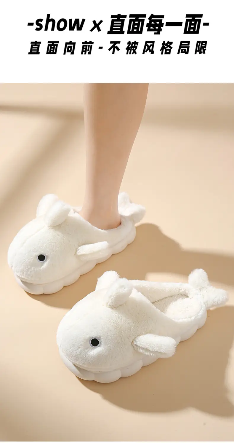 Cotton Rabbit Slippers Women Winter Warm Non-Slip — feature 11