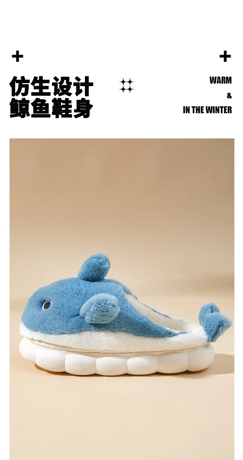 Cotton Rabbit Slippers Women Winter Warm Non-Slip — feature 7