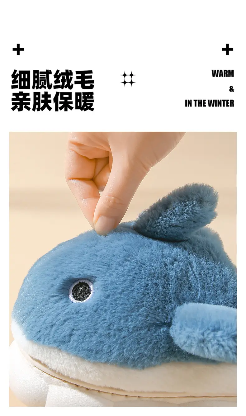 Cotton Rabbit Slippers Women Winter Warm Non-Slip — feature 8