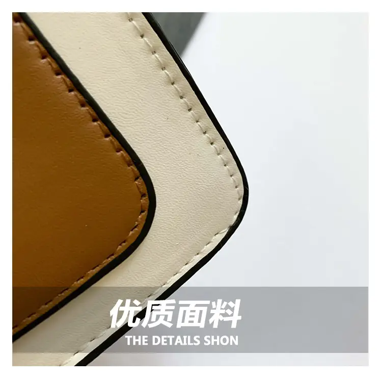 Women's Retro Contrast Shoulder Bag 2024 Autumn — feature 6