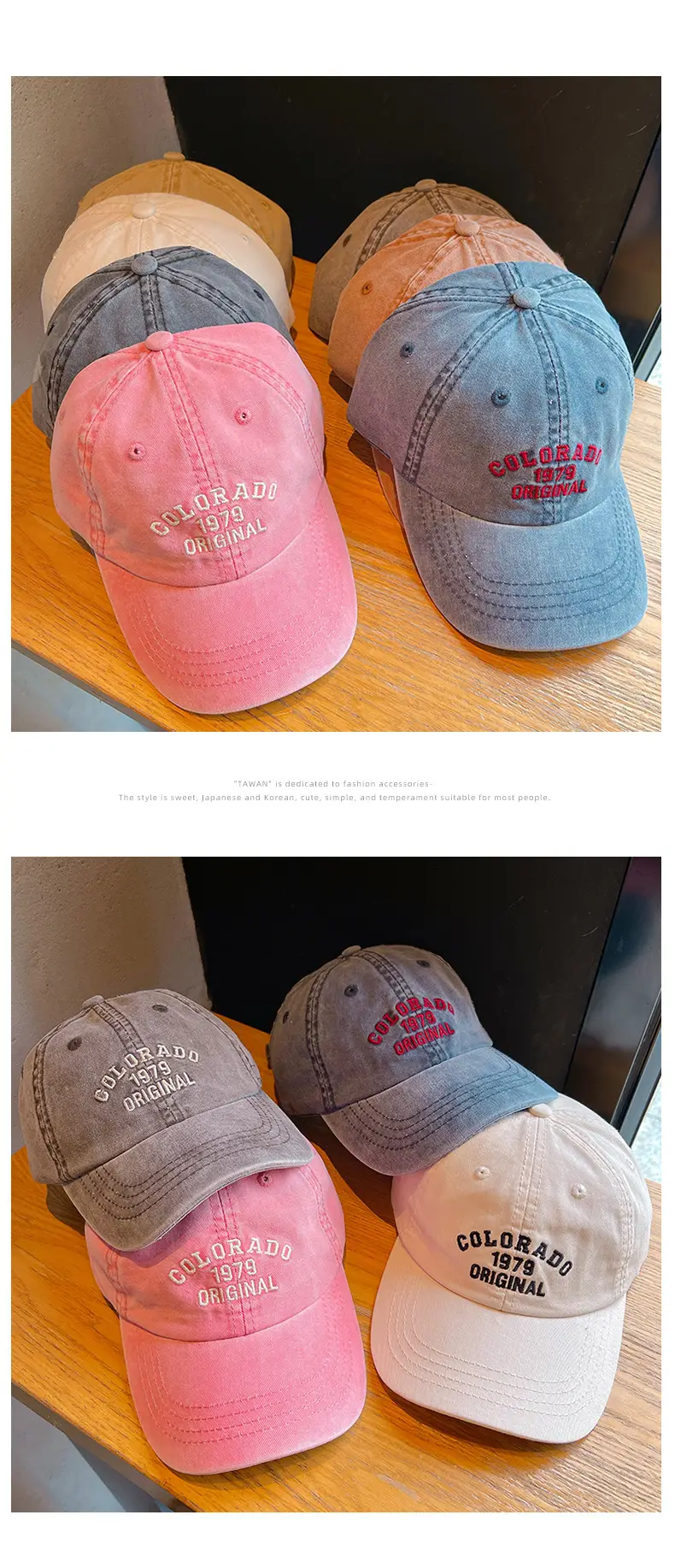 Children's Denim Cap Colorado Original 1979 Spring Autumn 2024 — feature 4