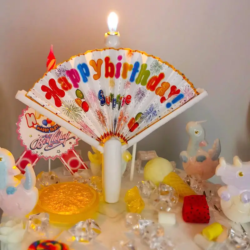Korean Creative Clown Birthday Candles Cake Party Baking Decorations Quirky Wholesale Clown Banner Candles