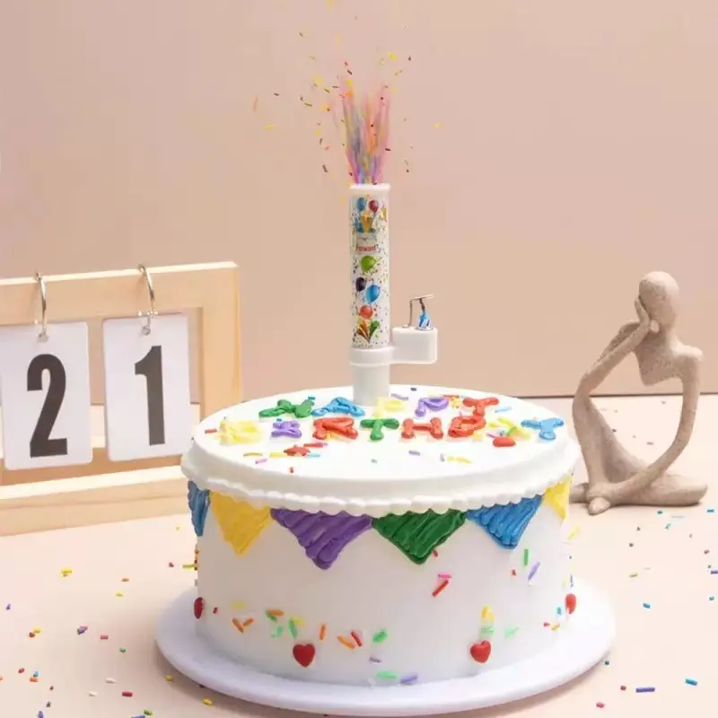 Korean Creative Clown Birthday Candles Cake Party Baking Decorations Quirky Wholesale Clown Banner Candles — feature 10