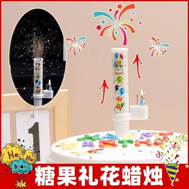 Korean Creative Clown Birthday Candles Cake Party Baking Decorations Quirky Wholesale Clown Banner Candles