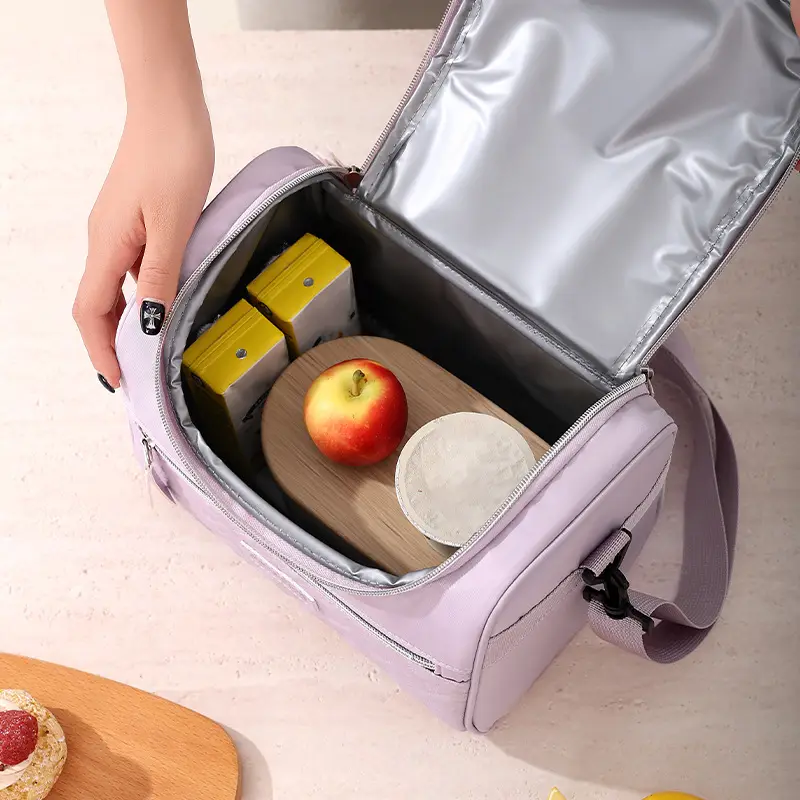 Single Shoulder Insulation Lunch Box for Office & Outdoor Use