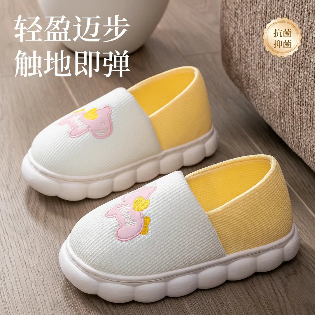 High-top cotton slippers women's winter indoor non-slip outdoor casual cotton slippers lovers fleece-lined thick warm all-inclusive cotton shoes