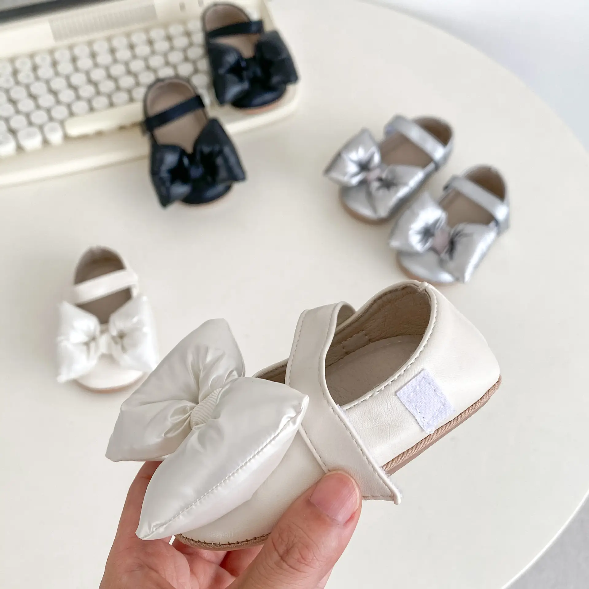 Black Big Butterfly Knot Toddler Shoes 2025 — feature 15