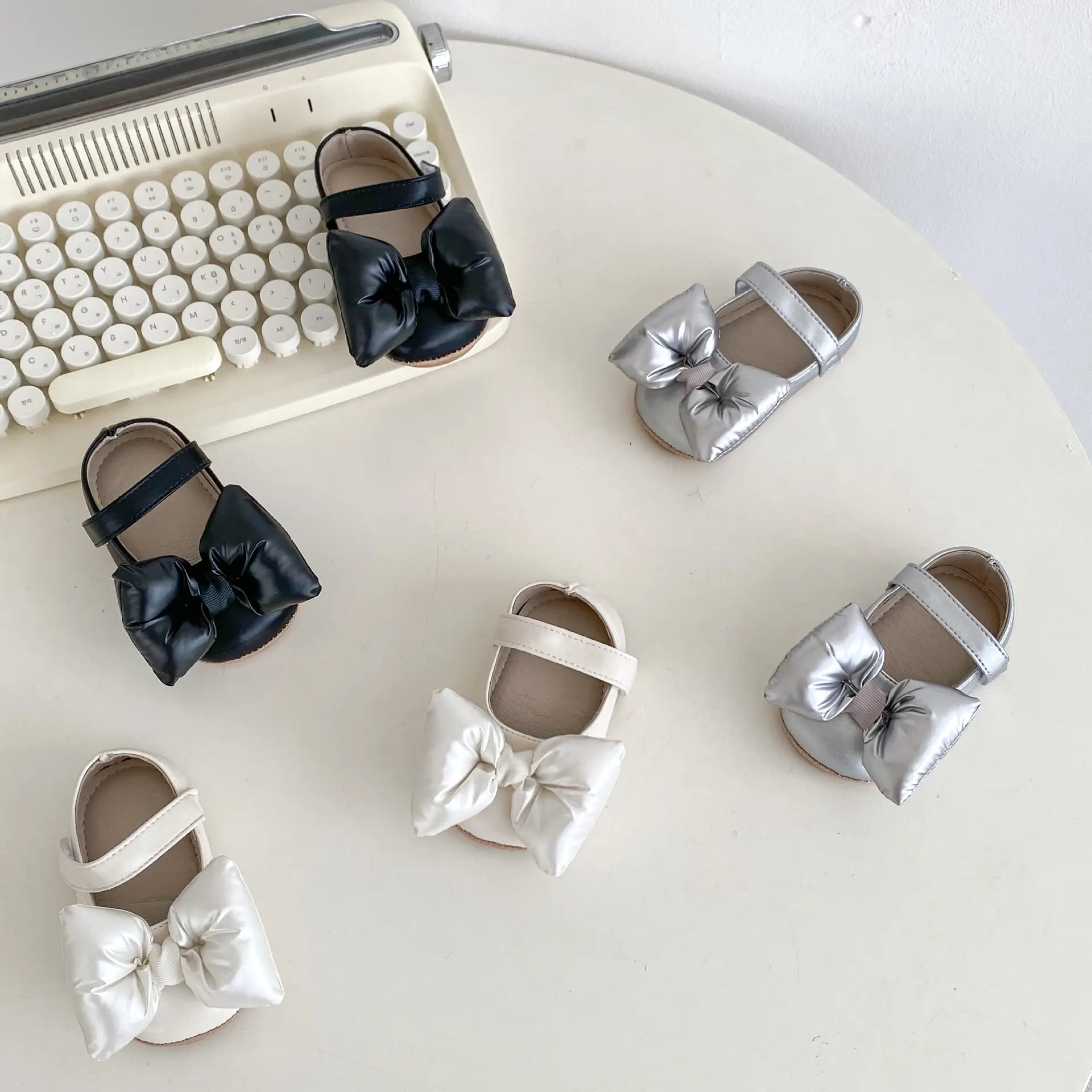 Black Big Butterfly Knot Toddler Shoes 2025 — feature 3