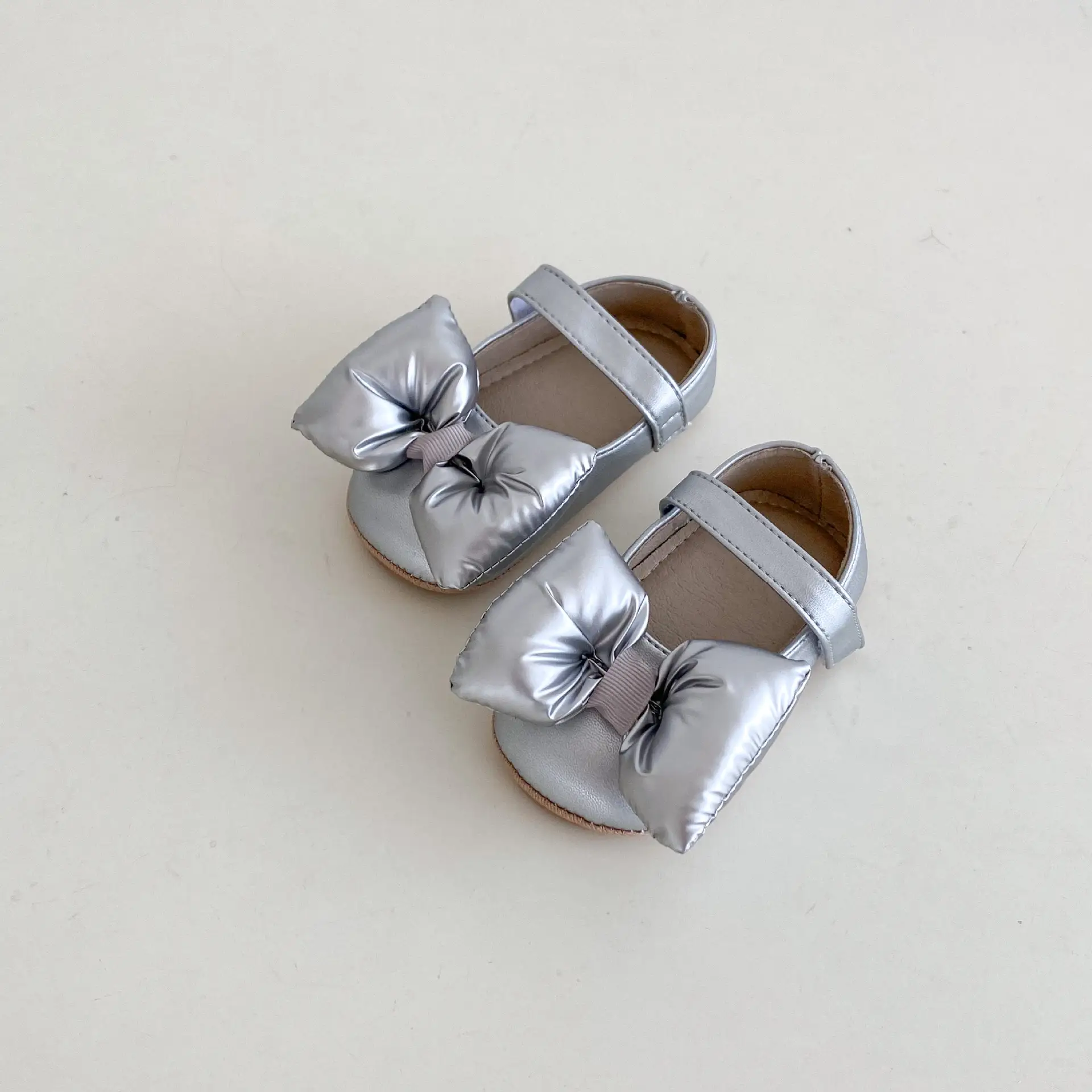 Black Big Butterfly Knot Toddler Shoes 2025
