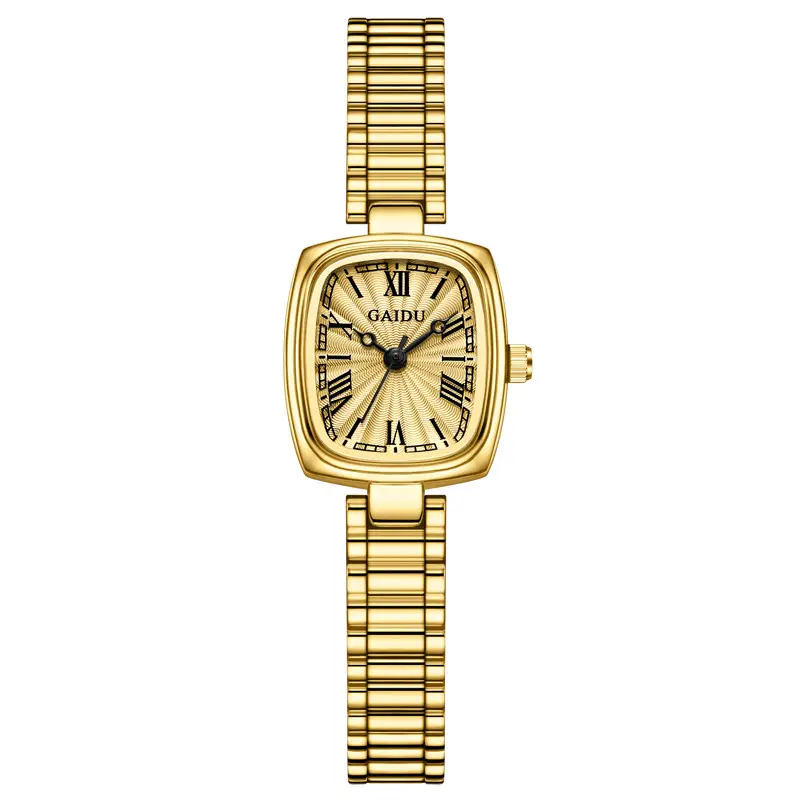 Kaidu Gold Square Watch for Women Waterproof Quartz - Image 7