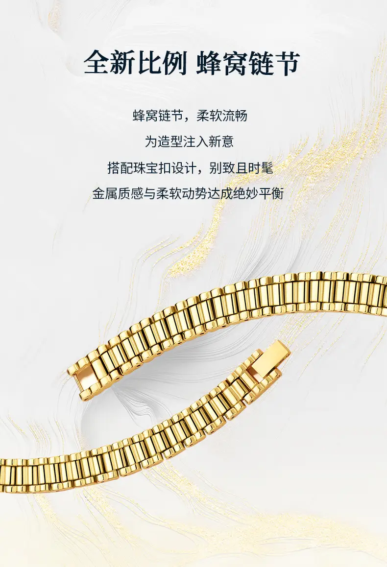 Kaidu Gold Square Watch for Women Waterproof Quartz — feature 6