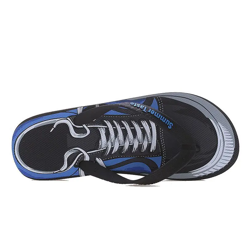 2024 Summer Fashion Flip-flops Men's All-match Fashionable Outdoor Beach Sandals and Slippers Men's Hop Casual Non-slip - Image 9