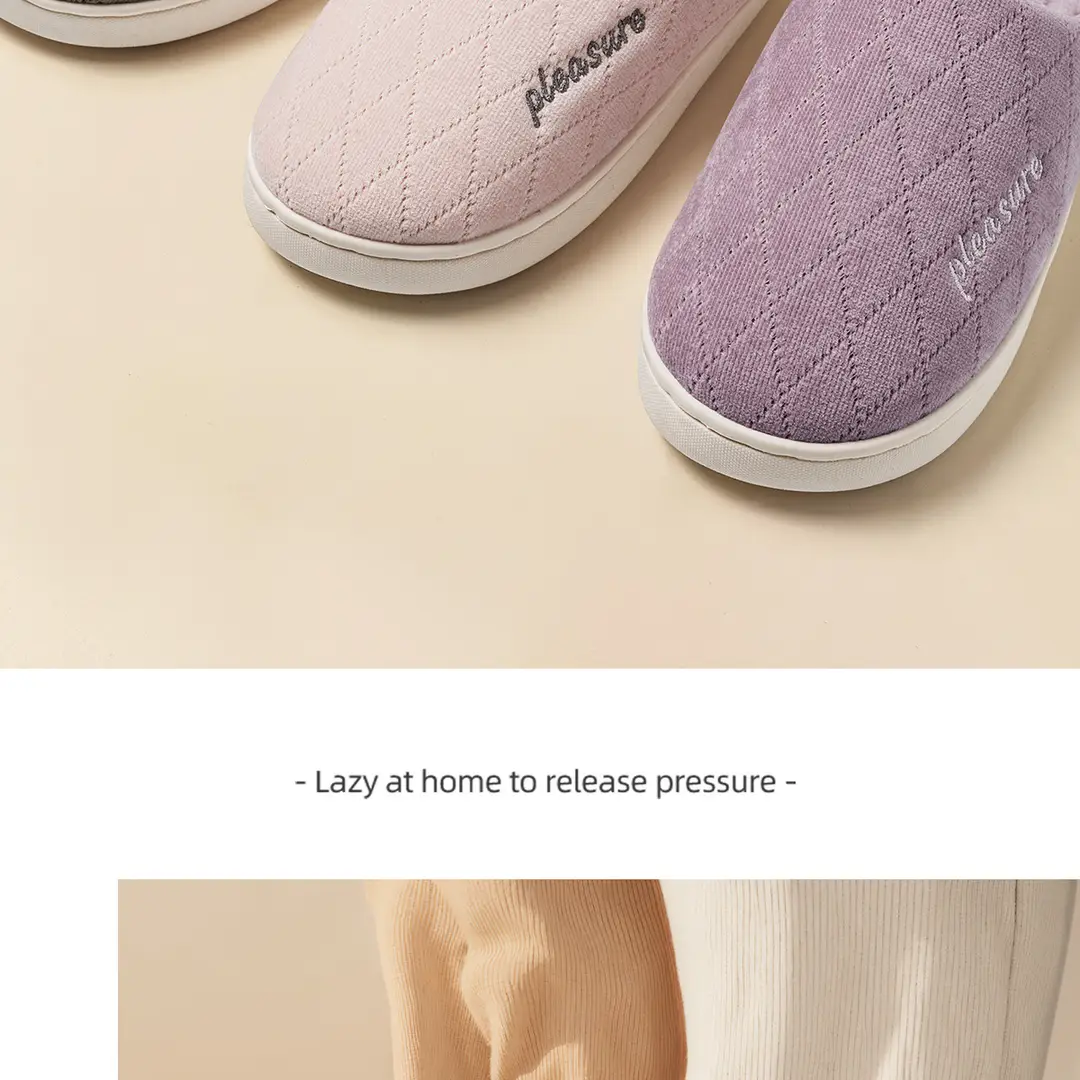 Anti-slip Cotton Slippers for the Elderly Women Autumn and Winter Indoor Home Warm Thick-soled Middle-aged Couple Maomao Slippers for Men — feature 19