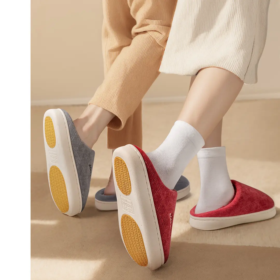 Anti-slip Cotton Slippers for the Elderly Women Autumn and Winter Indoor Home Warm Thick-soled Middle-aged Couple Maomao Slippers for Men — feature 20