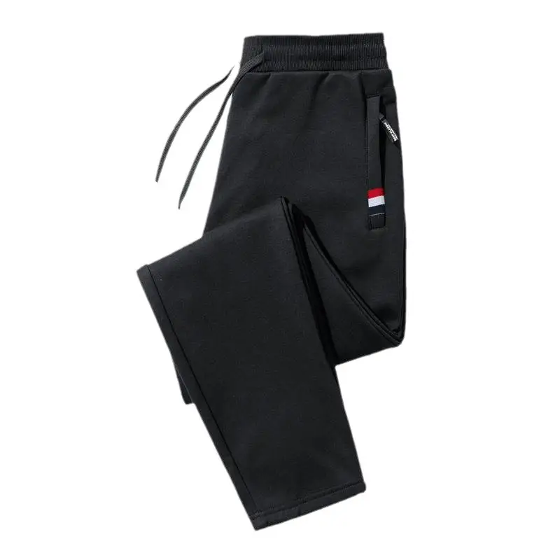 Men Grey Fleece Warm Pants Winter Plus Size - Image 18