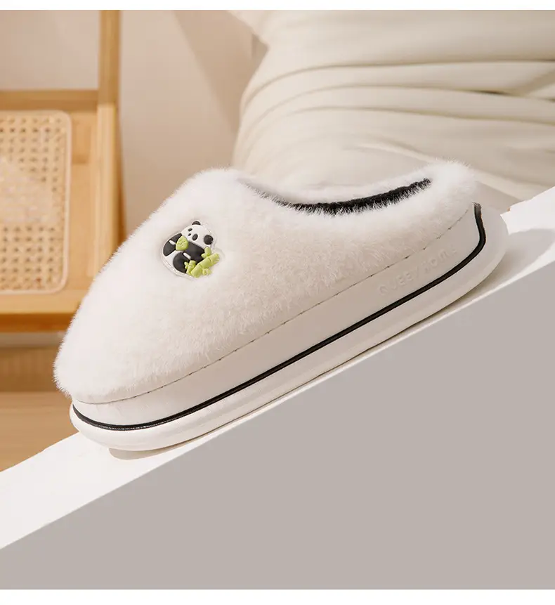 2026 New Style Home Cotton Slippers for Women, Autumn and Winter Indoor Non-Slip Thick-Soled Plush Warm Cotton Slippers for Men — feature 12