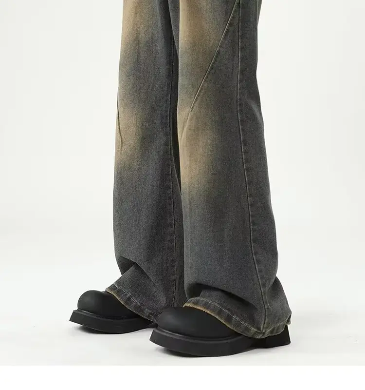 Wide Leg Jeans Men Retro Cleanfit Loose Autumn Winter — feature 10