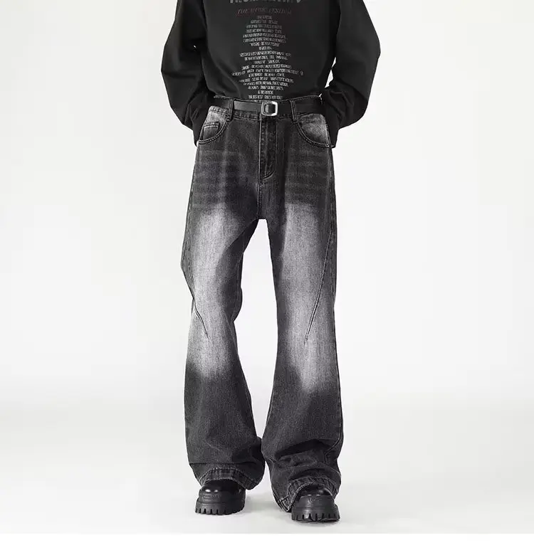 Wide Leg Jeans Men Retro Cleanfit Loose Autumn Winter — feature 19