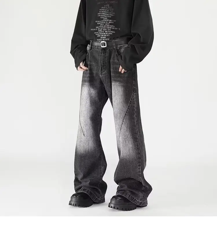 Wide Leg Jeans Men Retro Cleanfit Loose Autumn Winter — feature 20