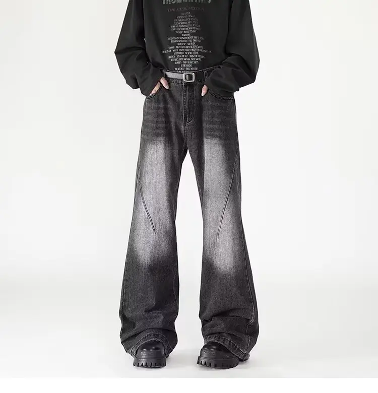 Wide Leg Jeans Men Retro Cleanfit Loose Autumn Winter — feature 21